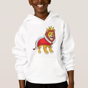 Lejonare som Kung med Krona och Kap T Shirt