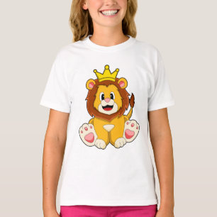 Lejonare som Kung med Krona T Shirt