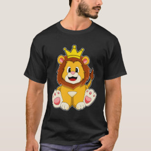 Lejonare som Kung med Krona T Shirt