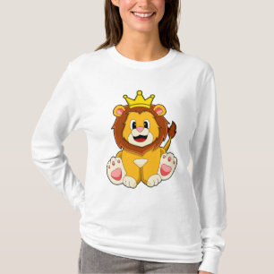 Lejonare som Kung med Krona T Shirt