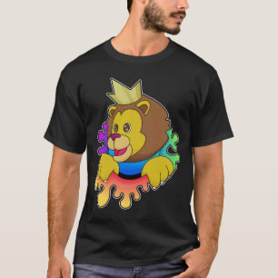 Lejonare som Kung med Krona T Shirt