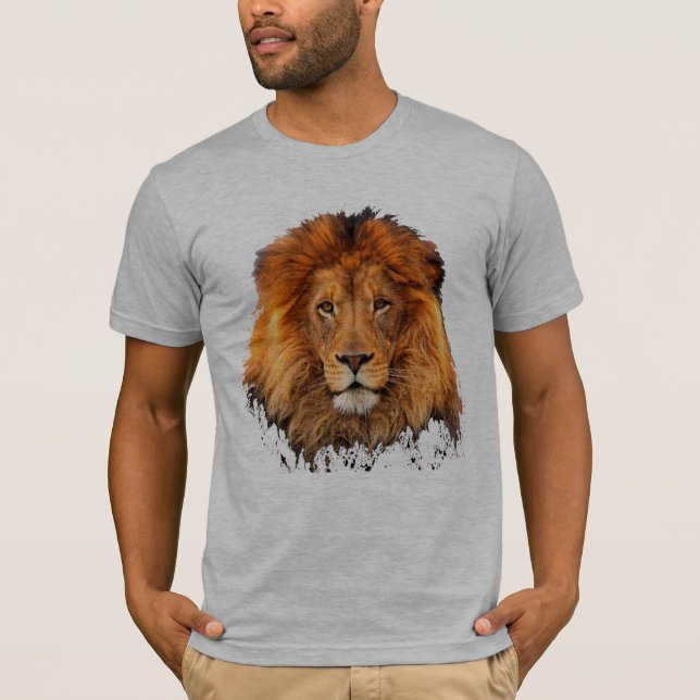 lejonare t-shirt-design till minne av specifika le tee shirt (Framsida)
