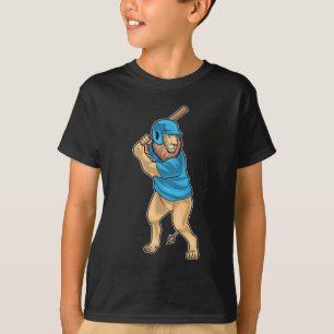Lejonbaseboll basebollträ t shirt