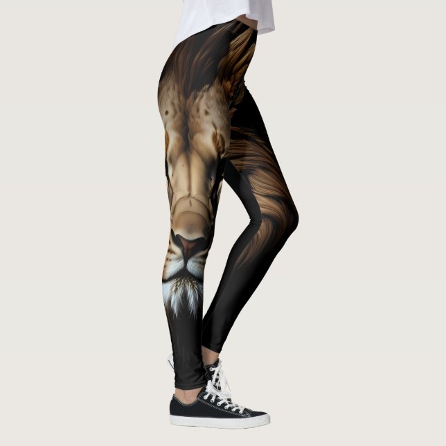 Lejonens huvudkonstruktion leggings (Höger)