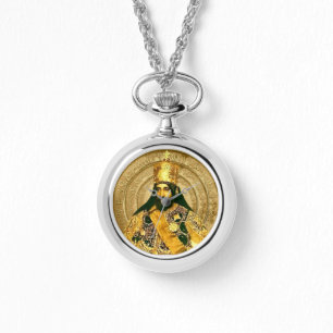 Lejonet av Juda Jah Army Haile Selassie Rasta Root Armbandsur