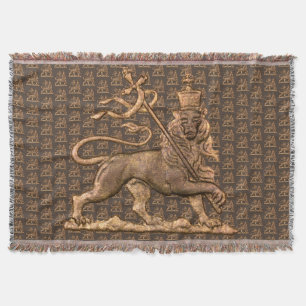 Lejonet av Juda Jah Army INI Haile Selassie Rasta Filt