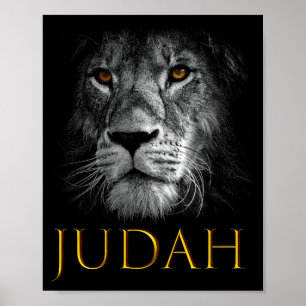 Lejonet av Juda Jesus Kristet Förtroende Över Räds Poster