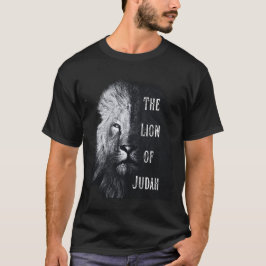 Lejonet av Juda Jesus Kristus Grunge Svart T Shirt