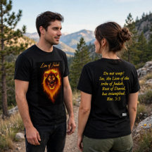 "Lejonet av Juda" Kristet T-Shirt