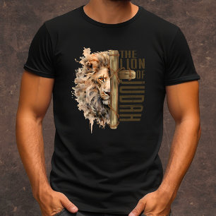 Lejonet av Juda mäns kristna T Shirt