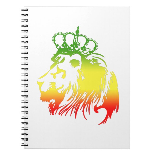 Lejonet av Juda - Rasta Anteckningsbok (Framsidan)