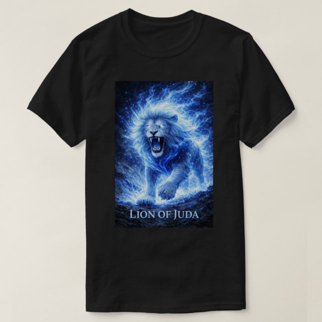 Lejonet av Juda T-Shirt (Design framsida)