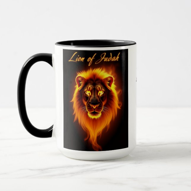 "Lejonet från Juda" kaffemugg (Vänster)