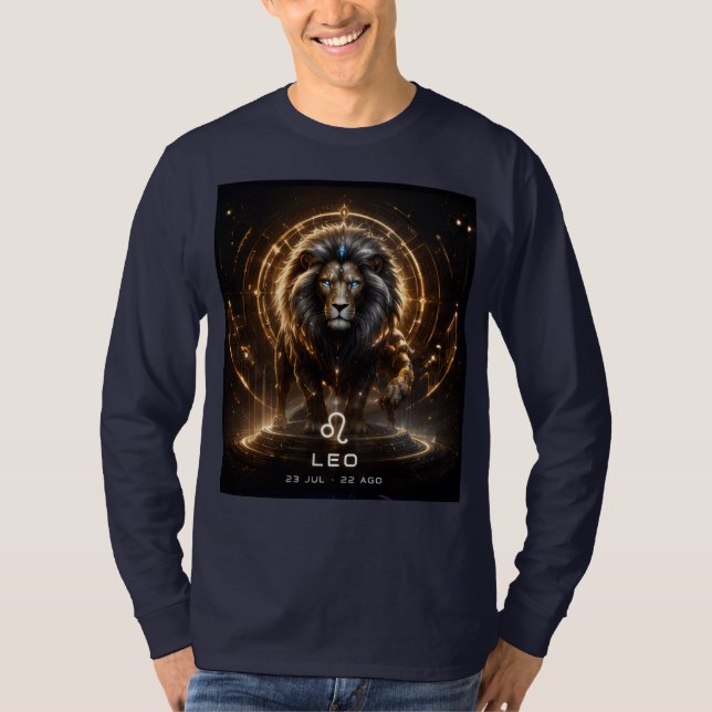Lejonet, horoskop,  t shirt (Framsida)