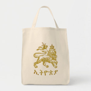 Lejonet Juda Haile Selassie I Jah Rastafari HAN Tygkasse