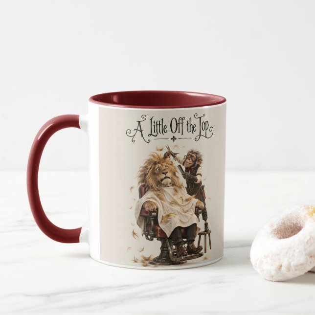 Lejonets frisyr mugg (Med munk)