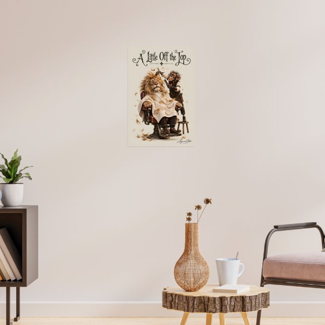Lejonets frisyr poster (Vardagsrum 3)