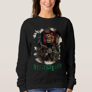 Lejonets Legendariska Arv Digital Konst GRAFIK T Shirt