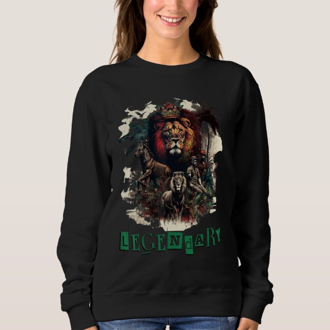 Lejonets Legendariska Arv Digital Konst GRAFIK T Shirt (Framsida)