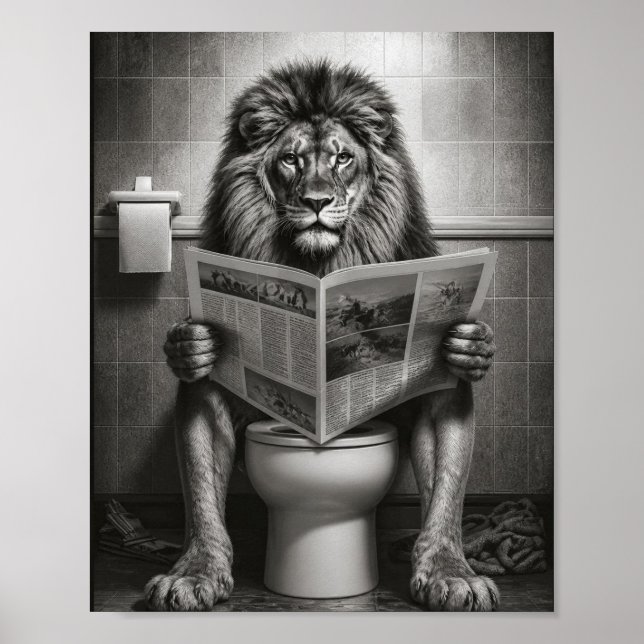 Lejonets morgontidning poster (Framsidan)