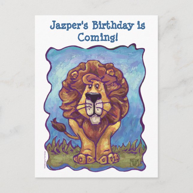 Lejonets Particentrum Meddelande Vykort (Framsida)