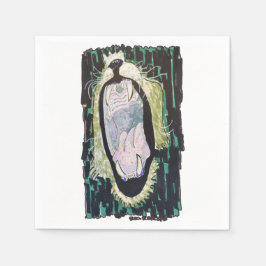 Lejonets rytande pappersservett