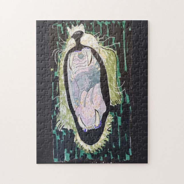 Lejonets rytande pussel (Vertikal)