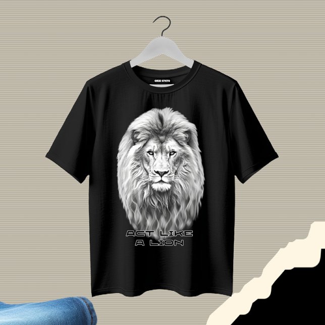 Lejonhuvud T Shirt (Skapare uppladdad)