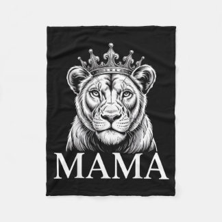 Lejoninna Mama Lejon Djur Lejoninna Kvinnor Lejoni Fleecefilt