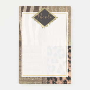 Lejoninna Safari Chic Djungel Glamour Modern Trend Post-it Block