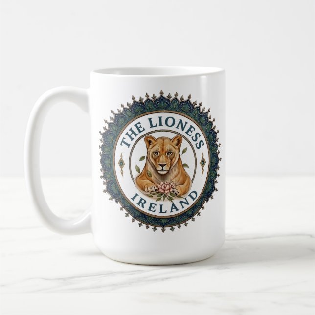 Lejoninnan. Irland Kaffemugg (Vänster)