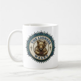 Lejoninnan. Wales Kaffemugg