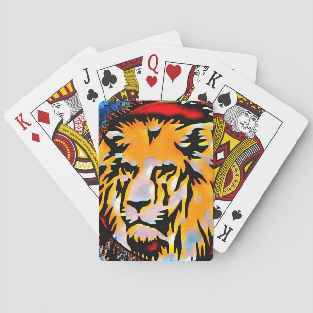 Lejonkort Casinokort (Baksidan)