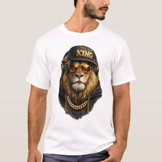 Lejonkung Streetwear T-Shirt – Urban Royal Design
