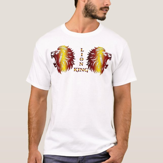 Lejonkungens herrtröja t shirt (Framsida)