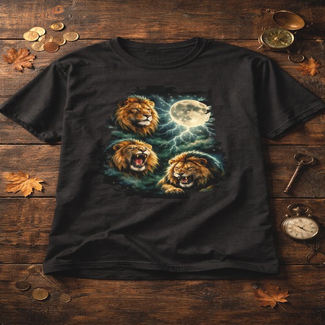 Lejonmåne T-Shirt (Skapare uppladdad)