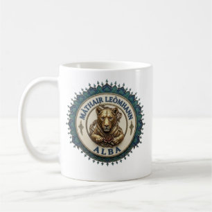 Lejonmor. Skottland Kaffe Mugg