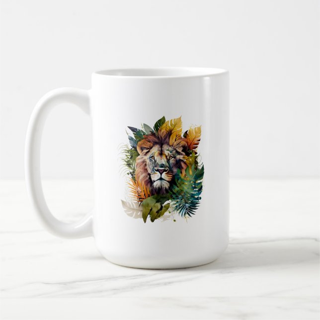 Lejonmugg Kaffemugg (Vänster)