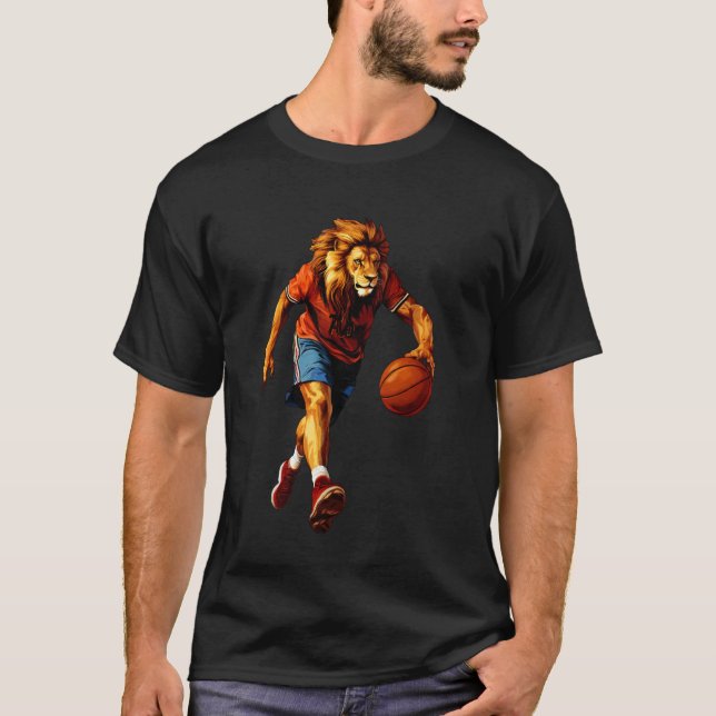 Lejons Basketboll T Shirt (Framsida)