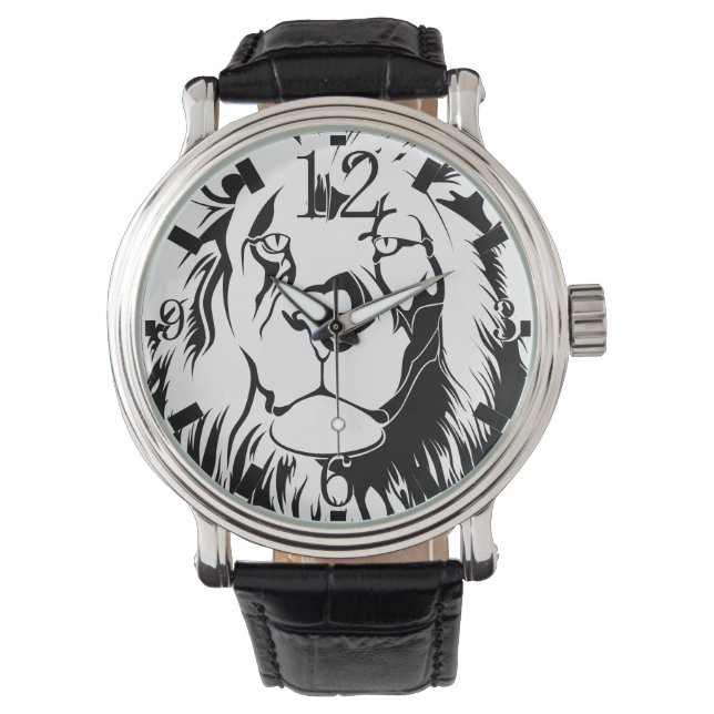 Lejonstammen 002 armbandsur (Framsida)