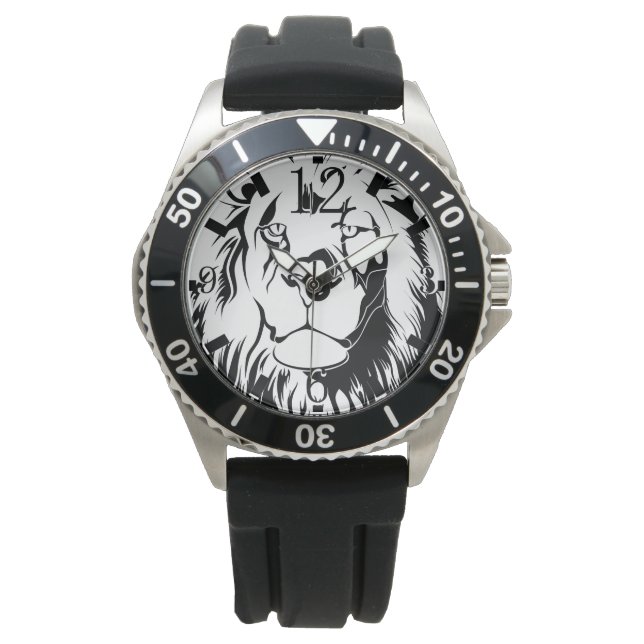 Lejonstammen 002 armbandsur (Framsida)