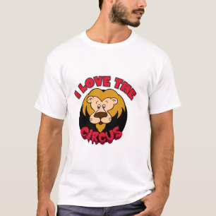 Lejont älskar jag de cirkustshirtsna och gåvorna t shirt
