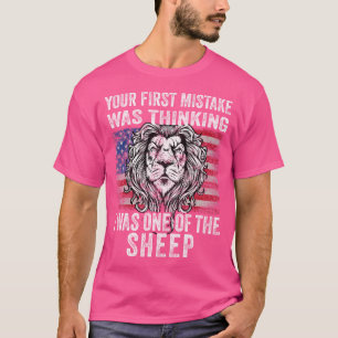 Lejont att ditt första misstag var att jag var en t shirt