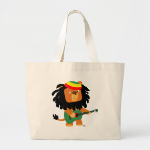 Lejont av den Zion stranden hänga lös Jumbo Tygkasse