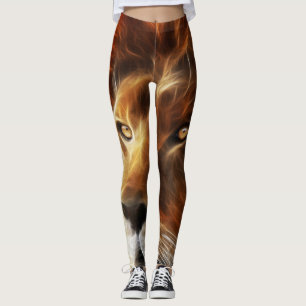 Lejont av Judah - Jah Rasta - driva Yogadamasker Leggings
