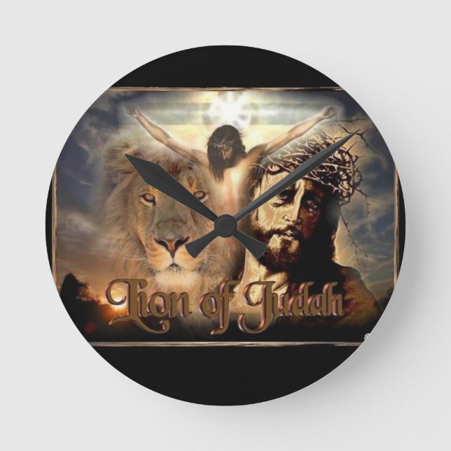 Lejont av Judah Rund Klocka (Framsida)