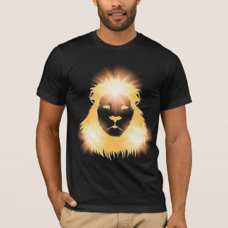 Lejont av ljust t shirt