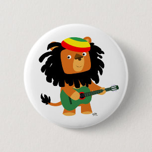 Lejont av Zion knäppas emblem Knapp