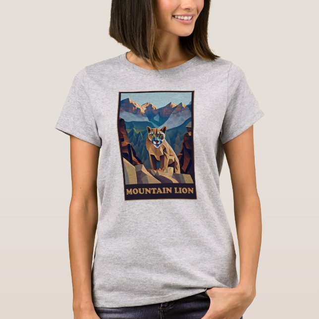 Lejont bergsberg t shirt (Framsida)