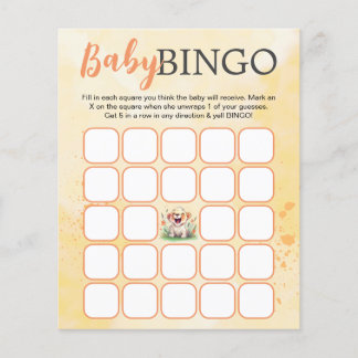 Lejont Bingo-kort för spädbarn